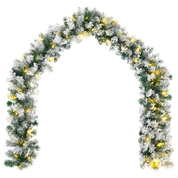 vidaXL Mini vianočný stromček 60 cm 100 LED Teplá biela PVC Biela – Obrázok 6