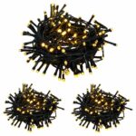 vidaXL Mini vianočný stromček 60 cm 100 LED Teplá biela PVC Biela – Obrázok 7