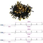 vidaXL Súprava mini vianočných stromčekov 60 cm 125 LED Teplá biela – Obrázok 11