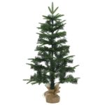 vidaXL Súprava mini vianočných stromčekov 90 cm PVC a PE Zelená – Obrázok 3