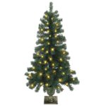 vidaXL Súprava mini vianočných stromčekov 120 cm 275 LED Teplá biela – Obrázok 4