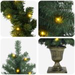 vidaXL Súprava mini vianočných stromčekov 120 cm 275 LED Teplá biela – Obrázok 8