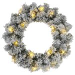 vidaXL Mini vianočný stromček 120 cm 175 LED Teplá biela PVC Biela – Obrázok 5