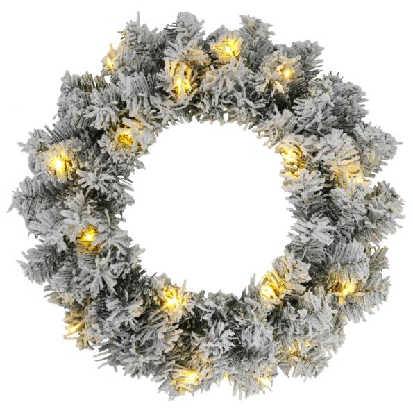 vidaXL Mini vianočný stromček 120 cm 175 LED Teplá biela PVC Biela – Obrázok 5