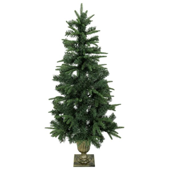 vidaXL Mini vianočný stromček 120 cm PVC a PE Zelená – Obrázok 3