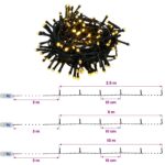 vidaXL Súprava mini vianočných stromčekov 120 cm 275 LED Teplá biela – Obrázok 11