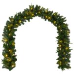 vidaXL Súprava mini vianočných stromčekov 120 cm 275 LED Teplá biela – Obrázok 6