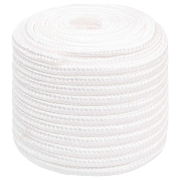 vidaXL Viacúčelové úžitkové lano 18 mm 25 m Biela PP – Obrázok 2