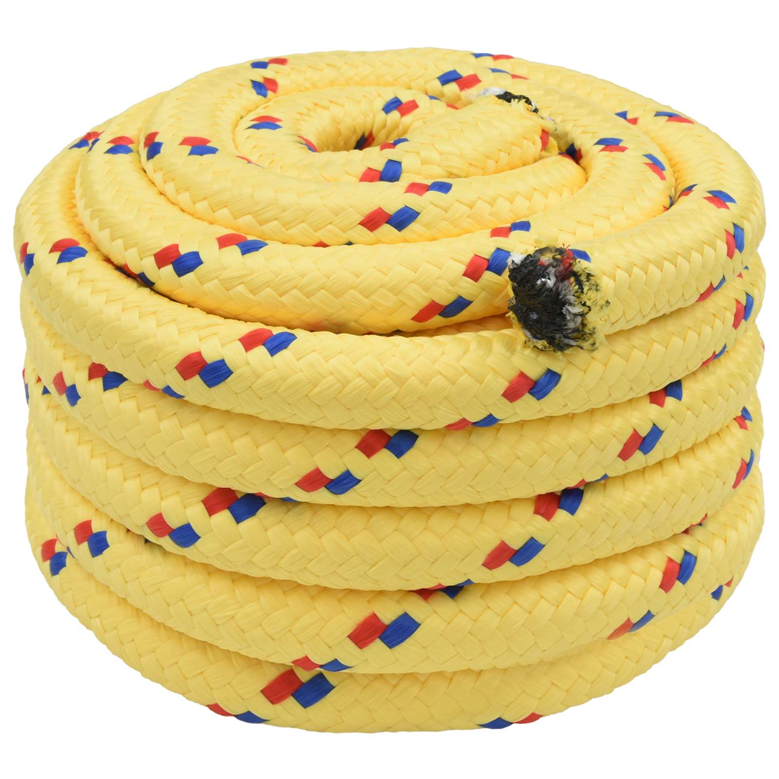 3472762_1.jpg vidaXL Viacúčelové úžitkové lano 30 mm 10 m Žltá PP – Obrázok 1