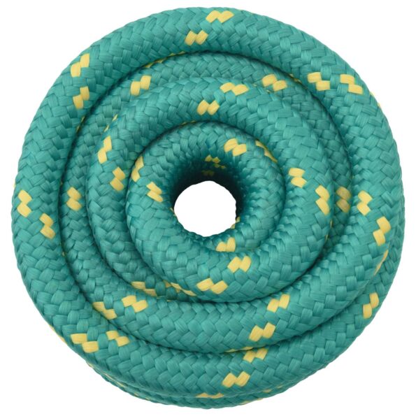 vidaXL Viacúčelové úžitkové lano 30 mm 5 m Zelená PP – Obrázok 2