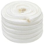 vidaXL Viacúčelové úžitkové lano 60 mm 5 m Biela PP