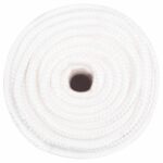 vidaXL Viacúčelové úžitkové lano 18 mm 100 m Biela PP – Obrázok 3