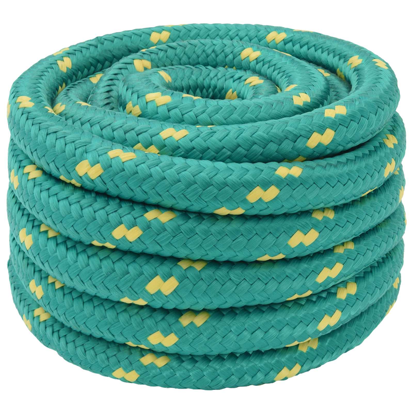 3472780_1.jpg vidaXL Viacúčelové úžitkové lano 30 mm 10 m Zelená PP – Obrázok 1