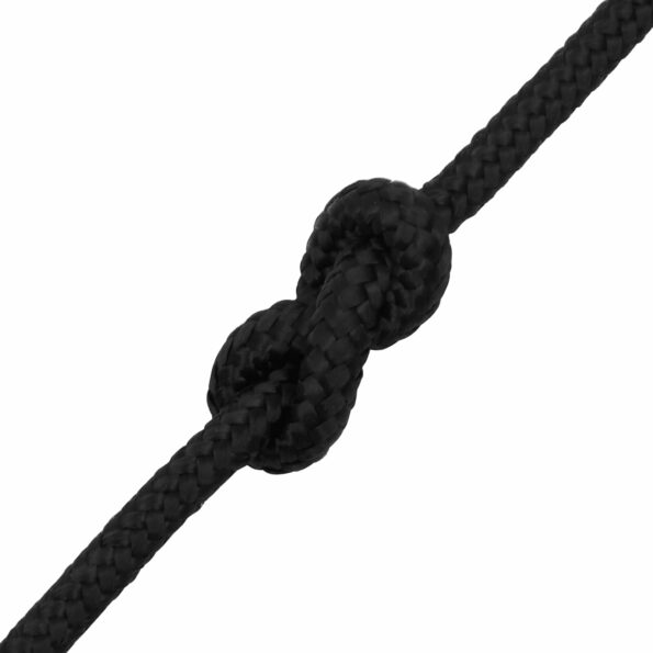 vidaXL Viacúčelové úžitkové lano 8 mm 25 m Čierna PP – Obrázok 4
