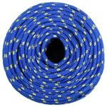 vidaXL Viacúčelové úžitkové lano 10 mm 100 m Modrá PP – Obrázok 3