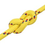 vidaXL Viacúčelové úžitkové lano 20 mm 50 m Žltá PP – Obrázok 5