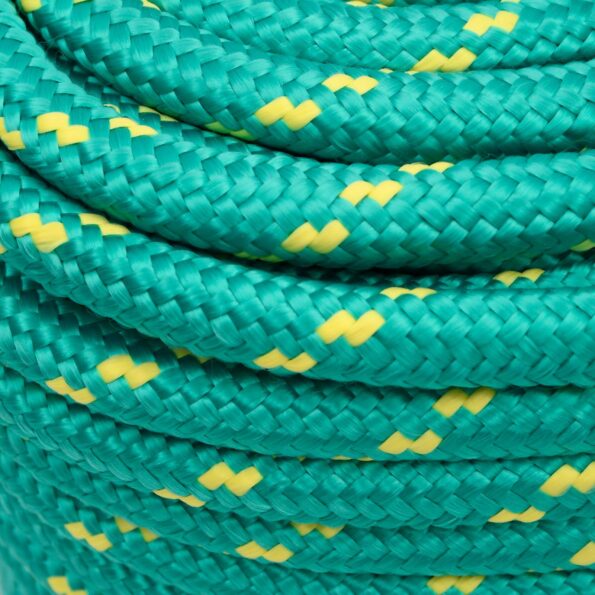 vidaXL Viacúčelové úžitkové lano 18 mm 100 m Zelená PP – Obrázok 4
