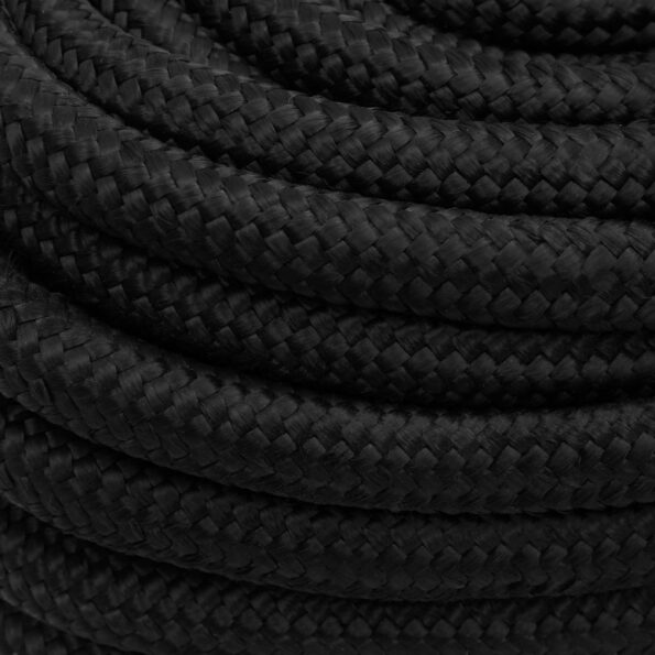 vidaXL Viacúčelové úžitkové lano 20 mm 25 m Čierna PP – Obrázok 4