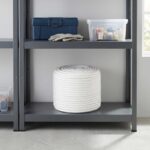 vidaXL Viacúčelové úžitkové lano 14 mm 100 m Biela PP