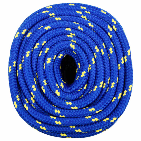 vidaXL Viacúčelové úžitkové lano 18 mm 100 m Modrá PP – Obrázok 3