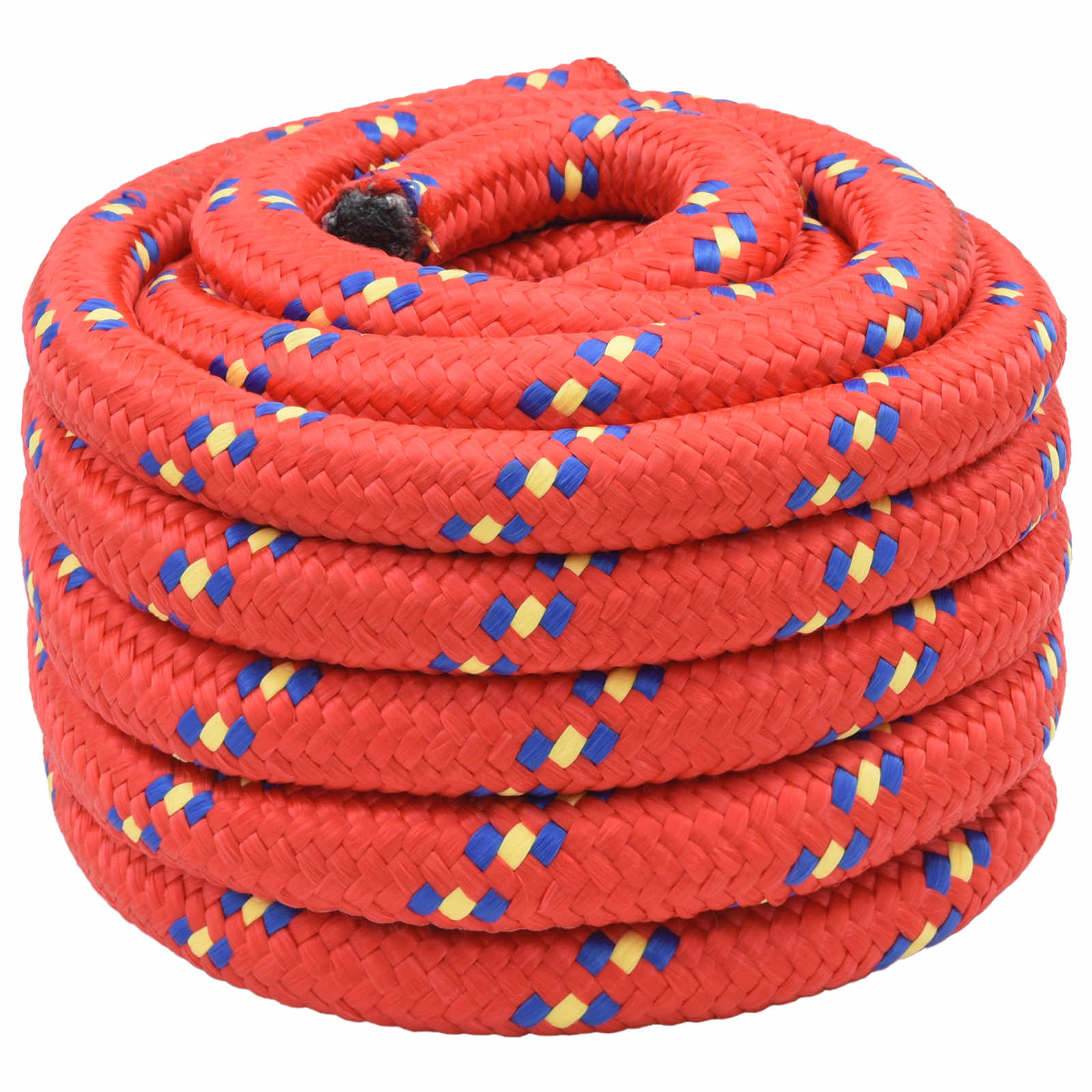 3472955_1.jpg vidaXL Viacúčelové úžitkové lano 40 mm 5 m Červená PP – Obrázok 1