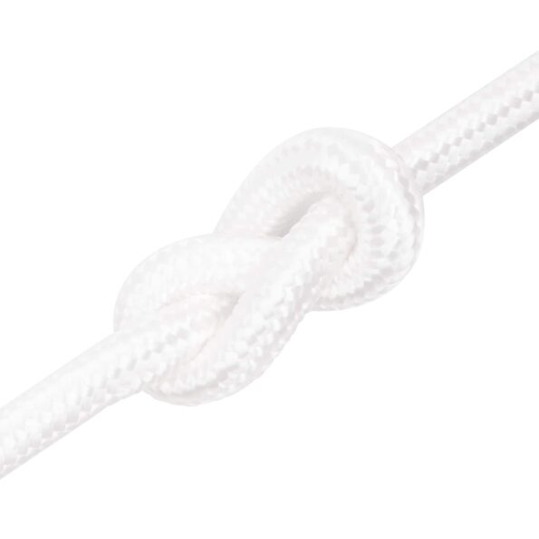 vidaXL Viacúčelové úžitkové lano 20 mm 25 m Biela PP – Obrázok 5