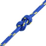 vidaXL Viacúčelové úžitkové lano 8 mm 250 m Modrá PP – Obrázok 5