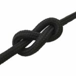 vidaXL Viacúčelové úžitkové lano 60 mm 5 m Čierna PP – Obrázok 3