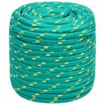 vidaXL Viacúčelové úžitkové lano 16 mm 25 m Zelená PP – Obrázok 2