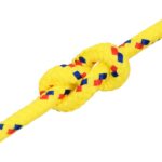 vidaXL Viacúčelové úžitkové lano 10 mm 25 m Žltá PP – Obrázok 5