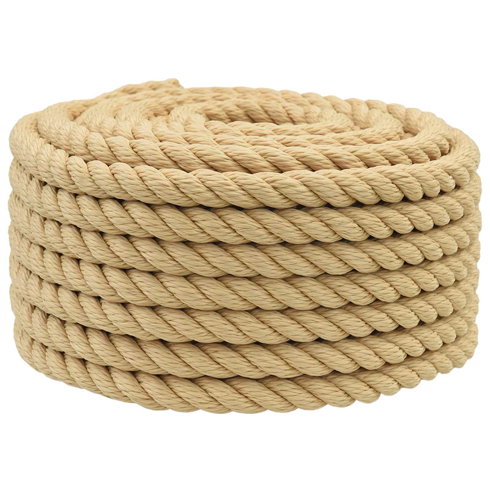3473199_1.jpg vidaXL Viacúčelové úžitkové lano 20 mm 50 m Prírodná PP – Obrázok 1