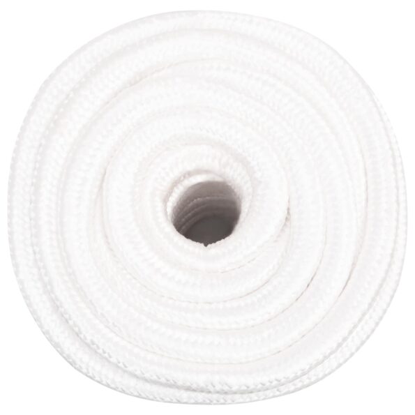 vidaXL Viacúčelové úžitkové lano 20 mm 100 m Biela PP – Obrázok 3
