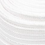 vidaXL Viacúčelové úžitkové lano 20 mm 100 m Biela PP – Obrázok 4