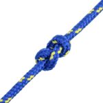 vidaXL Viacúčelové úžitkové lano 8 mm 50 m Modrá PP – Obrázok 5