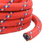 vidaXL Viacúčelové úžitkové lano 30 mm 10 m Červená PP – Obrázok 4