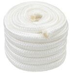 vidaXL Viacúčelové úžitkové lano 30 mm 5 m Biela PP