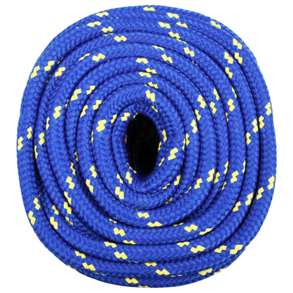 vidaXL Viacúčelové úžitkové lano 16 mm 100 m Modrá PP – Obrázok 3