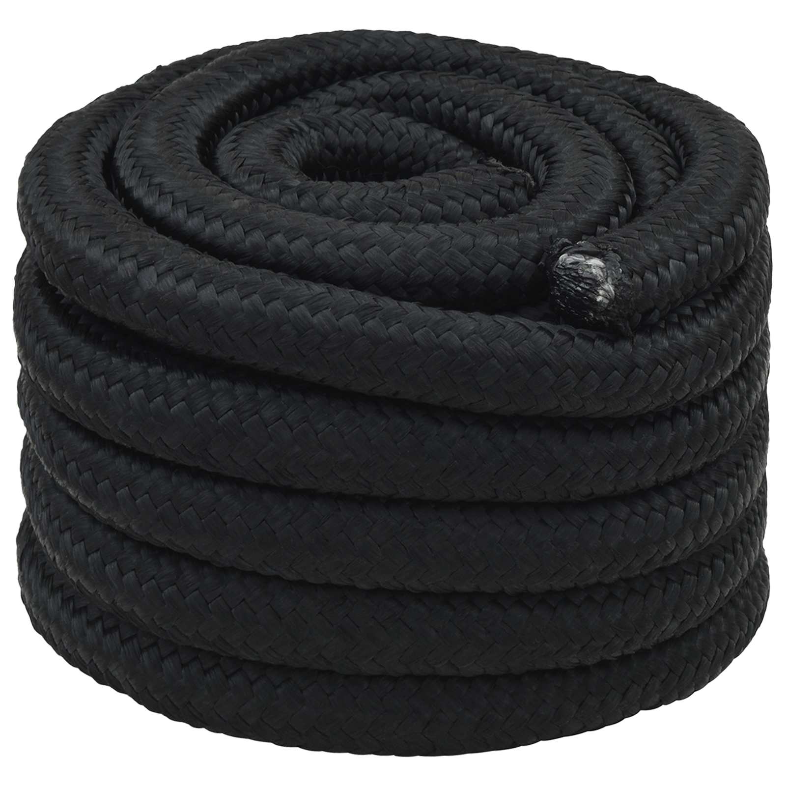 3473354_1.jpg vidaXL Viacúčelové úžitkové lano 40 mm 5 m Čierna PP – Obrázok 1