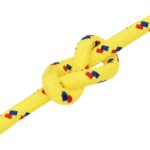 vidaXL Viacúčelové úžitkové lano 12 mm 100 m Žltá PP – Obrázok 5