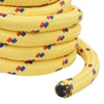 vidaXL Viacúčelové úžitkové lano 60 mm 10 m Žltá PP – Obrázok 4