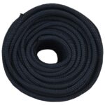 vidaXL Viacúčelové úžitkové lano 10 mm 100 m Královská modrá Polyester – Obrázok 2