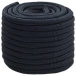 vidaXL Viacúčelové úžitkové lano 18 mm 100 m Královská modrá Polyester