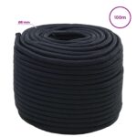 vidaXL Viacúčelové úžitkové lano 8 mm 100 m Královská modrá Polyester – Obrázok 5