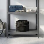 vidaXL Viacúčelové úžitkové lano 20 mm 100 m Čierna Polyester