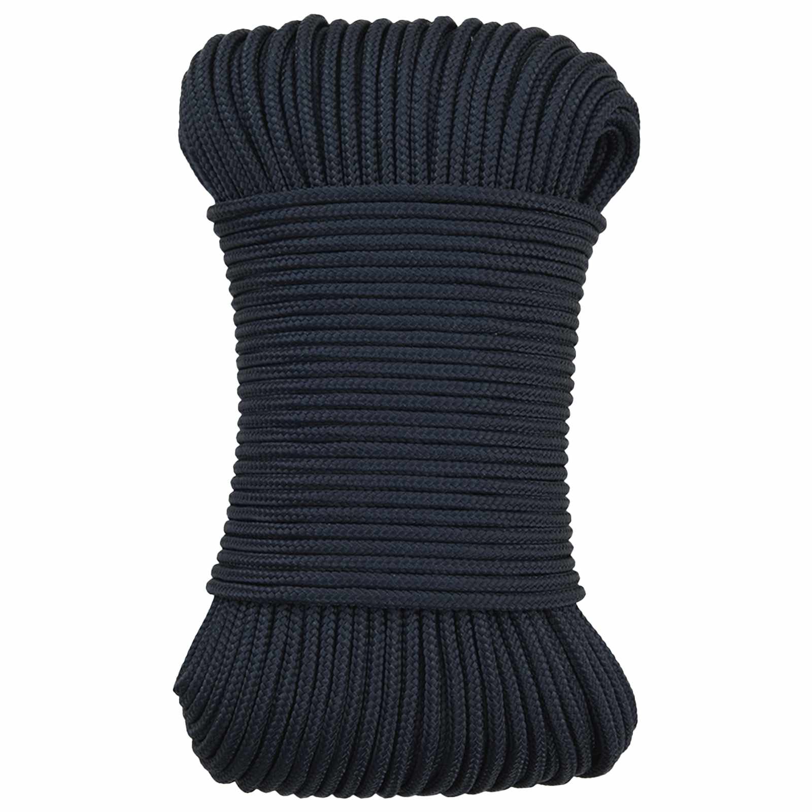 3473527_1.jpg vidaXL Viacúčelové úžitkové lano 4 mm 50 m Královská modrá Polyester – Obrázok 1