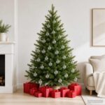 vidaXL Sada vianočných gúľ 200 ks Priehľadná Priem. 5 cm Plast