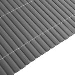 vidaXL Záhradný plot obojstranný sivý 1,8x3 m PVC – Obrázok 7