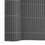 vidaXL Záhradný plot obojstranný sivý 1,8x3 m PVC – Obrázok 8
