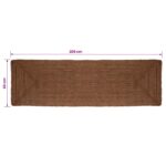 vidaXL Koberec do oblasti Sivá 60 x 200 cm Juta – Obrázok 5