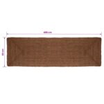 vidaXL Koberec do oblasti Sivá 60 x 400 cm Juta – Obrázok 5